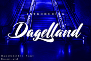 Dagelland A Handwritten Font, a Handwritten Font by Basnistudio (Thumbnail 1 of 5)