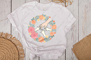 Boho Floral Mom Mother's Day Gift PN, an Illustration by CraftArtStudio (Thumbnail 3 of 4)