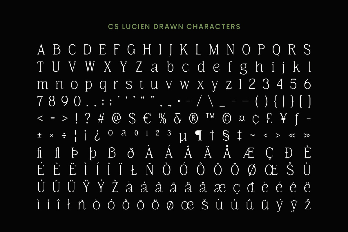 CS Lucien Drawn, a Serif Font by Craft Supply Co. (Photo 6 of 8)