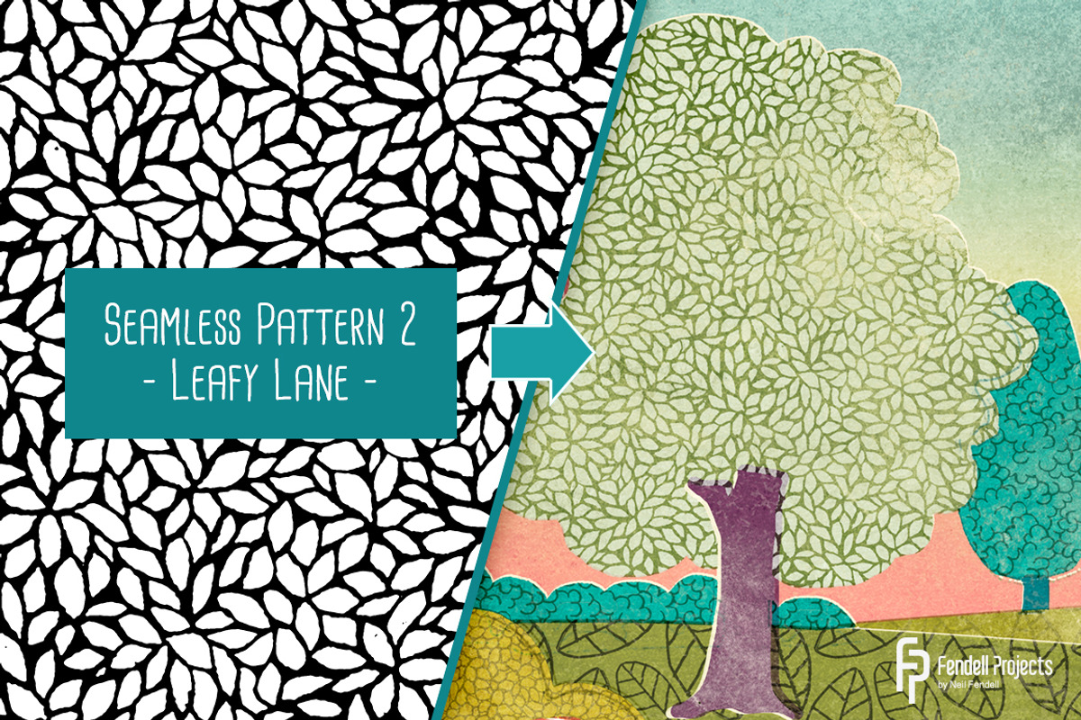 10 Foliage Seamless Pattern Overlays, a Graphic by Fendell Projects (Photo 4 of 13)