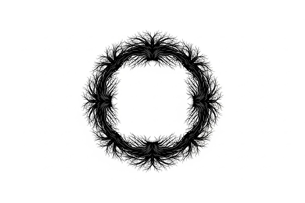 Hand Drawn Wreath Frame Bundle, an Illustration by yasushie (Photo 2 of 51)