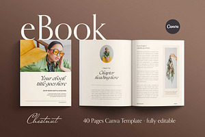 CHESTNUT Ebook Template Canva