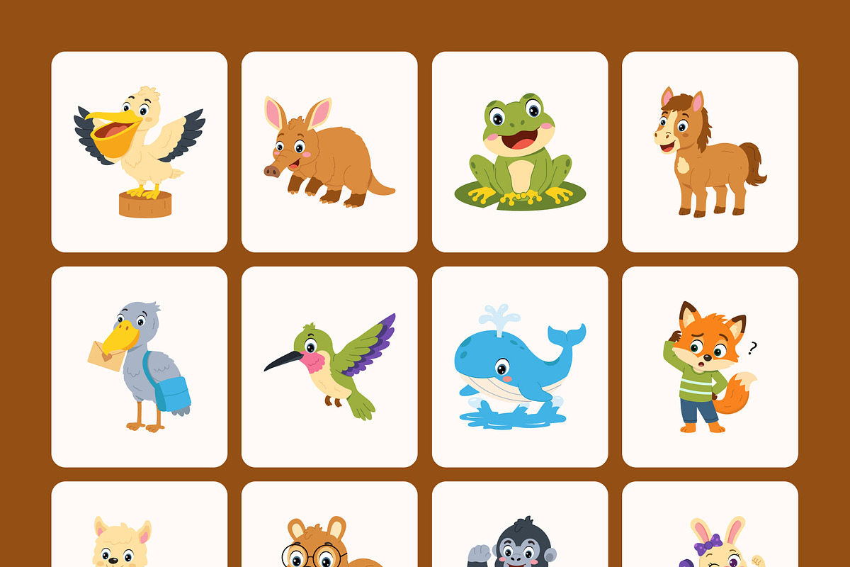 80 Animal Mascots Illustration, an Animal Illustration by Brickclay (Photo 10 of 11)