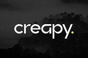 Creapy Display Logo Font, a Sans Serif Font by Artiveko (Thumbnail 1 of 7)