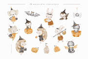 MAGICAL AUTUMN watercolor set, an Animal Illustration by erasovas (Thumbnail 3 of 13)