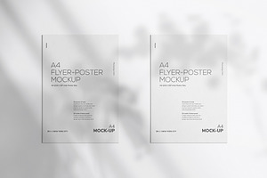 A4 Flyer - Poster Mockups Bundle