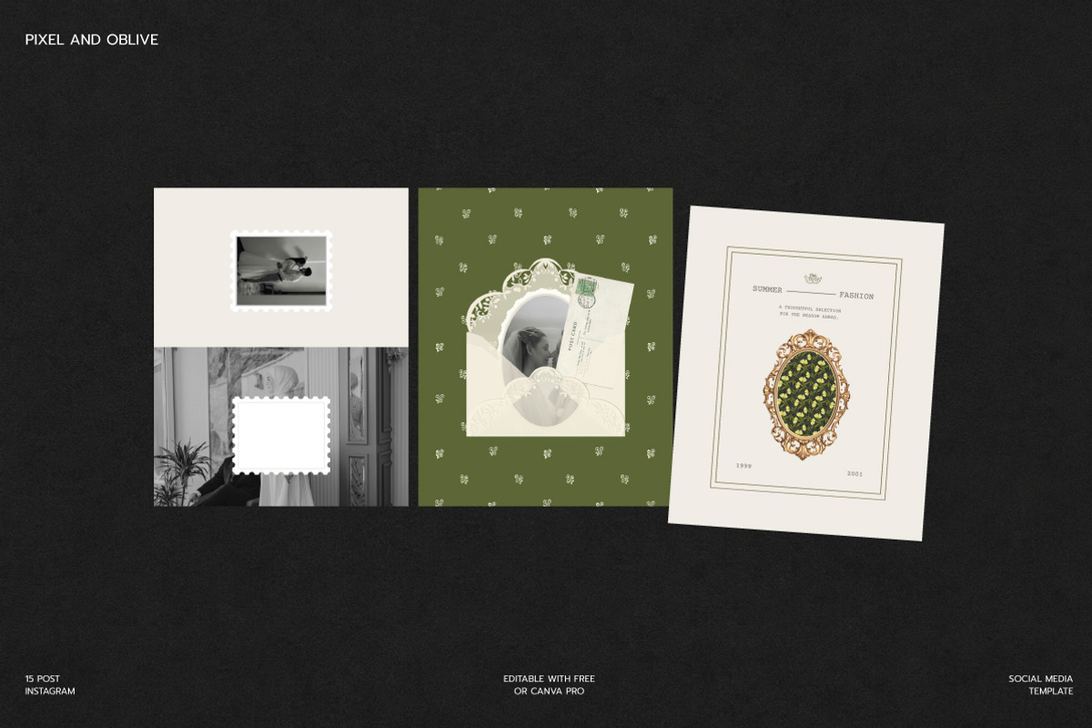 ROME / Post Social Media KIT, a Social Media Template by Pixel And Oblivé (Photo 4 of 6)