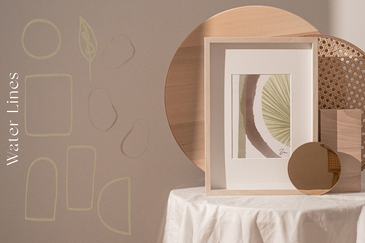 Modern Abstract Line Art & Shape Set, an Illustration by January Bloom (Photo 16 of 18)