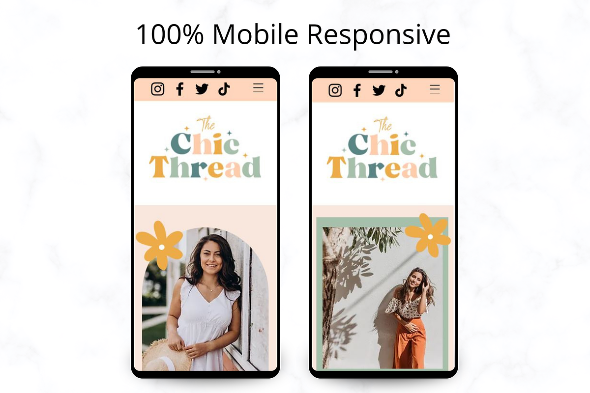 Boho Wix Website Store Template, a Wix Template by AdvertFox (Photo 7 of 9)