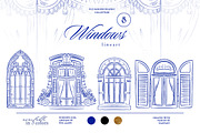 +420 Barbara Vintage Line Art Set, a Decorative Illustration by NassyArt (Thumbnail 13 of 29)