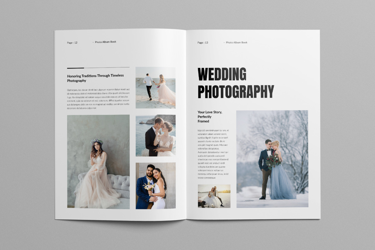 Photo Book Landscape Layout, a Brochure Template by Pixelpick (Photo 7 of 9)