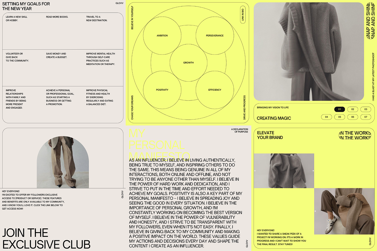 GLOVV | Instagram Kit | Canva, a Social Media Template by Blue Kite Creative (Photo 5 of 11)