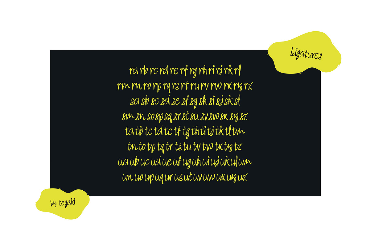 Gestomorp, a Handwritten Font by rudiSasori (Photo 18 of 19)