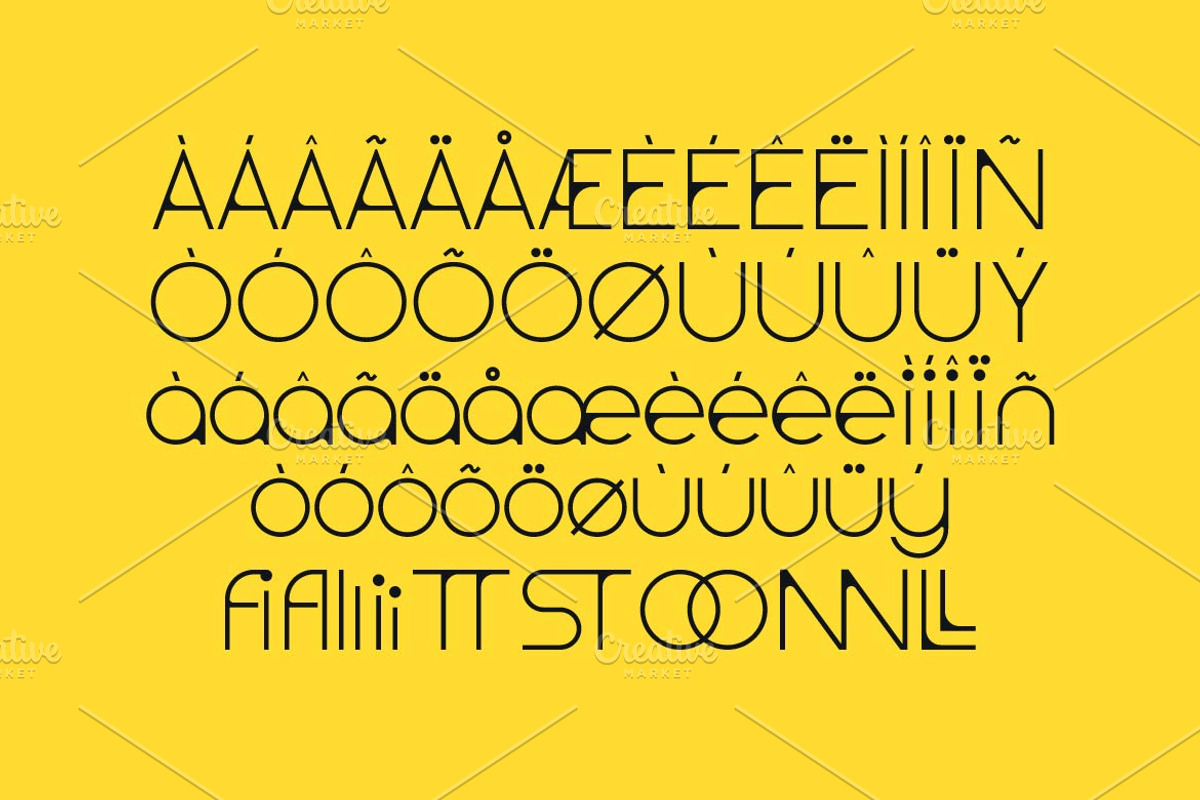 Qrania Minimalist Sans Font, a Sans Serif Font by Artiveko (Photo 8 of 8)