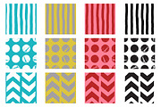 Chevrons, Dots + Stripes Paper Pack, a Pattern Graphic by MyNatureGraphics (Thumbnail 2 of 2)