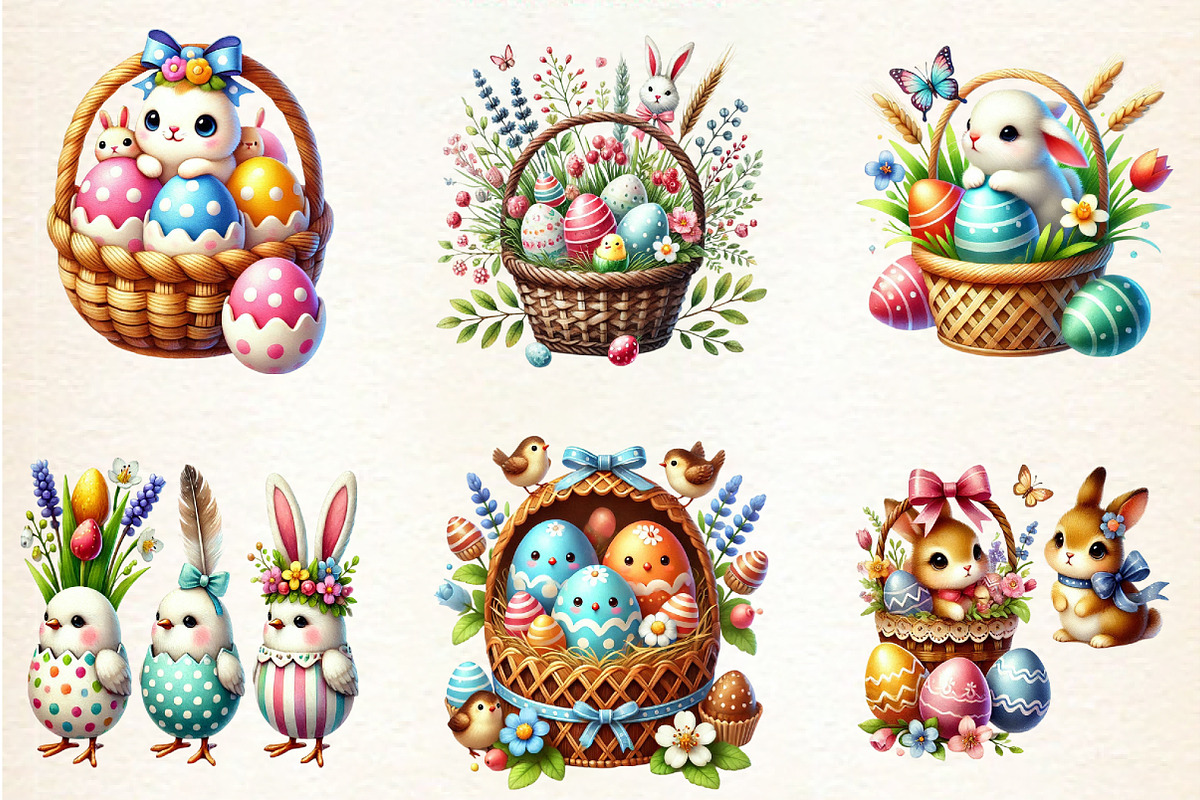Easter Coquetter Png, Easter Png, an Illustration by DreamArtGraphic (Photo 4 of 5)