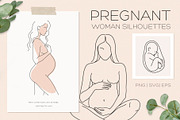 Pregnant & Maternity Woman, a Person Illustration by ms Julia Nova (Thumbnail 1 of 9)