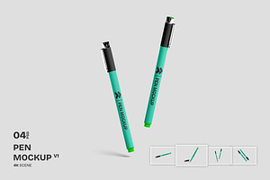 Pen - Mockup, a Product Mockup by Rometheme Std