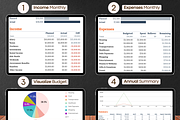 Monthly Budget Spreadsheet, a Templates & Theme by vitalinagerman (Thumbnail 7 of 11)