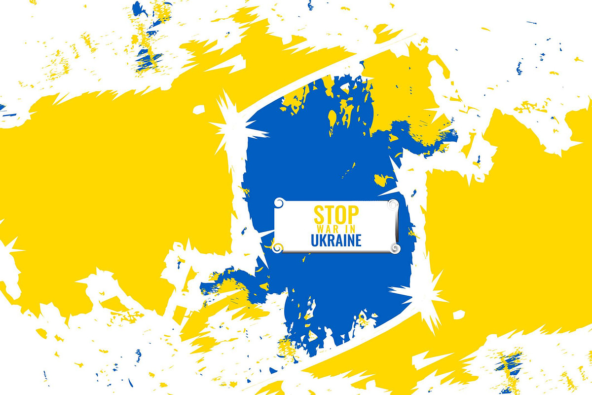 love and support Ukraine stop war, a Background Graphic by NJ Himel (Photo 3 of 9)