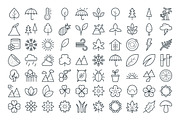 125+ Nature Vector Icons, an Outline Icon by Vectors Market (Thumbnail 2 of 3)