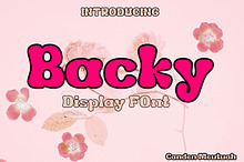 Backy Display Font