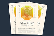 Elegant New Year Celebration Flyer, a Flyer Template by Gumico Studio. (Thumbnail 2 of 3)