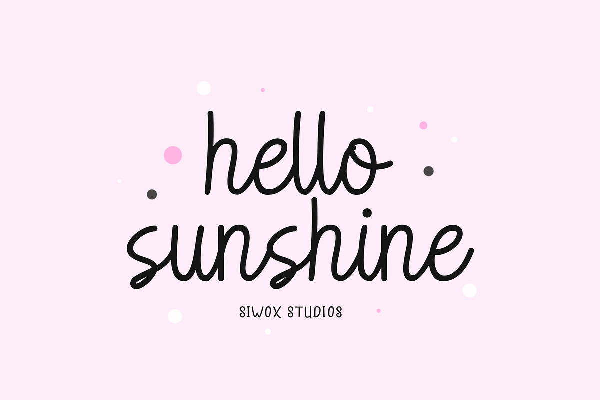 Hiyatha Script - a handwritten font, a Handwritten Font by Siwox Studios (Photo 1 of 8)