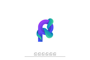 Logo Letter P Gradient Colorful Sty, a Branding & Logo Template by ARIF22GANTENG