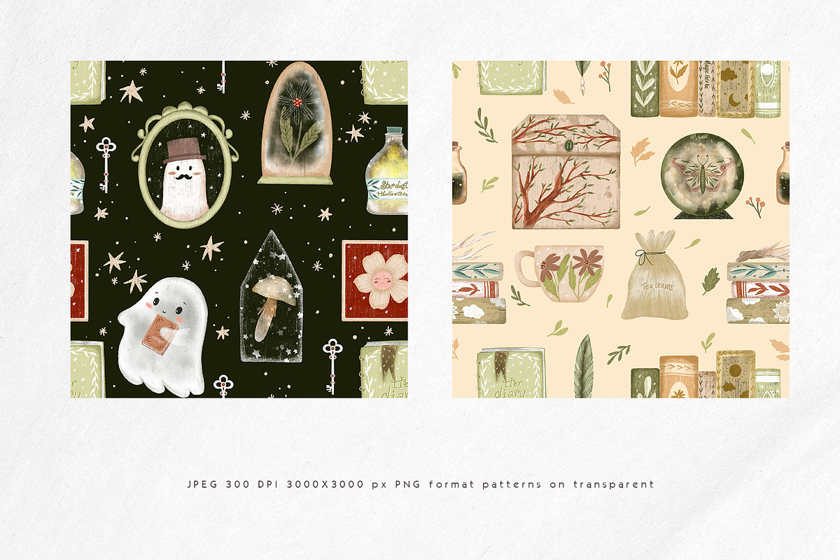 Boo's shelf whimsy clipart set, a Person Illustration by Yelloo Fish (Photo 7 of 10)