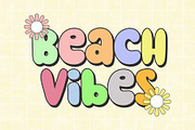 Summer Rainbow - Cute Display Font, a Handwritten Font by Airotype (Thumbnail 2 of 10)