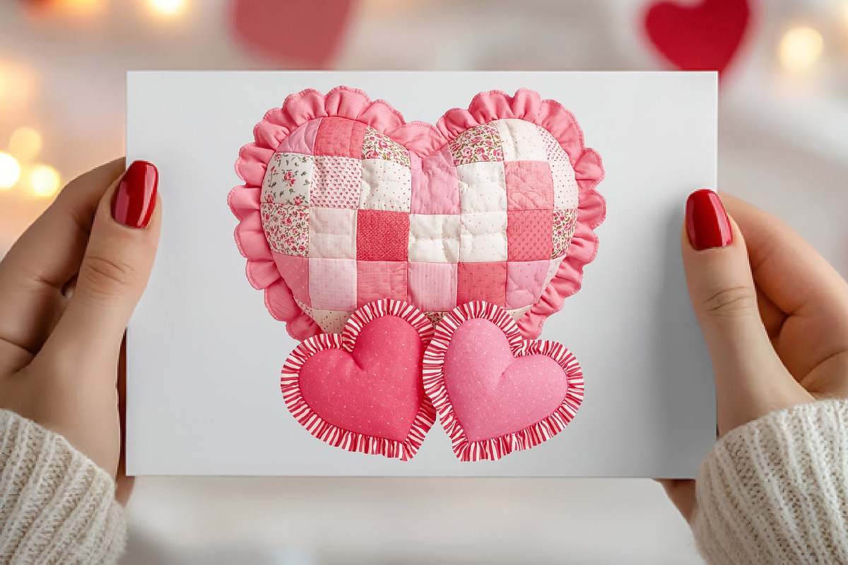 Retro Valentine's Heart PNG, an Illustration by Canvas Craft (Photo 4 of 7)