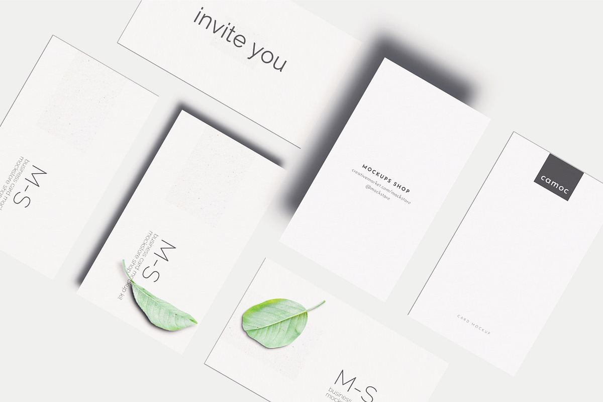 Business Card Mockup - Scene Creator, a Print Template by Mockstore (Photo 15 of 22)