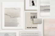 NUDE MOOD watercolor neutral texture, a Texture Graphic by Lana Elanor (Thumbnail 2 of 11)
