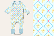 Bunny Chick - Blue, a Pattern Graphic by Jaselvii Studio (Thumbnail 6 of 7)