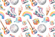 80th clipart and patterns, an Object Graphic by TheCuteShop (Thumbnail 7 of 7)