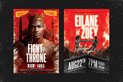5 Boxing Flyer Templates, a Flyer Template by Bornx Design (Thumbnail 4 of 6)