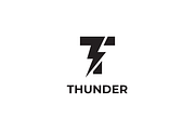 Thunder Letter T Lightning Bolt Logo, a Branding & Logo Template by yopie (Thumbnail 3 of 3)