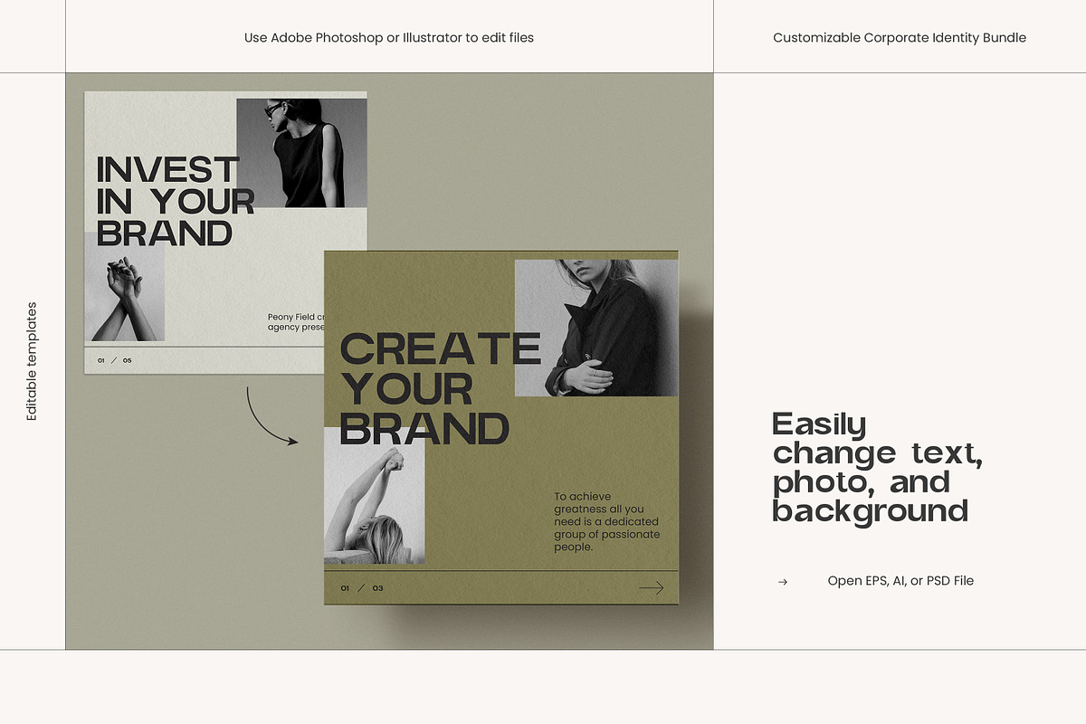Modern Brand Bundle, a Branding & Logo Template by iStar Design (Photo 13 of 15)