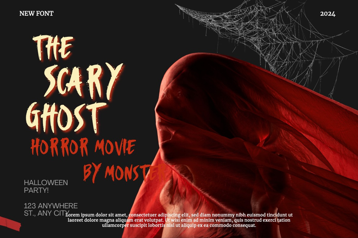 Zombies Brainless - Scary Horror, a Font by Dhabee (Photo 10 of 15)