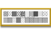 Geometric floral set of seamless, a Decorative Illustration by RODINA (Thumbnail 2 of 3)