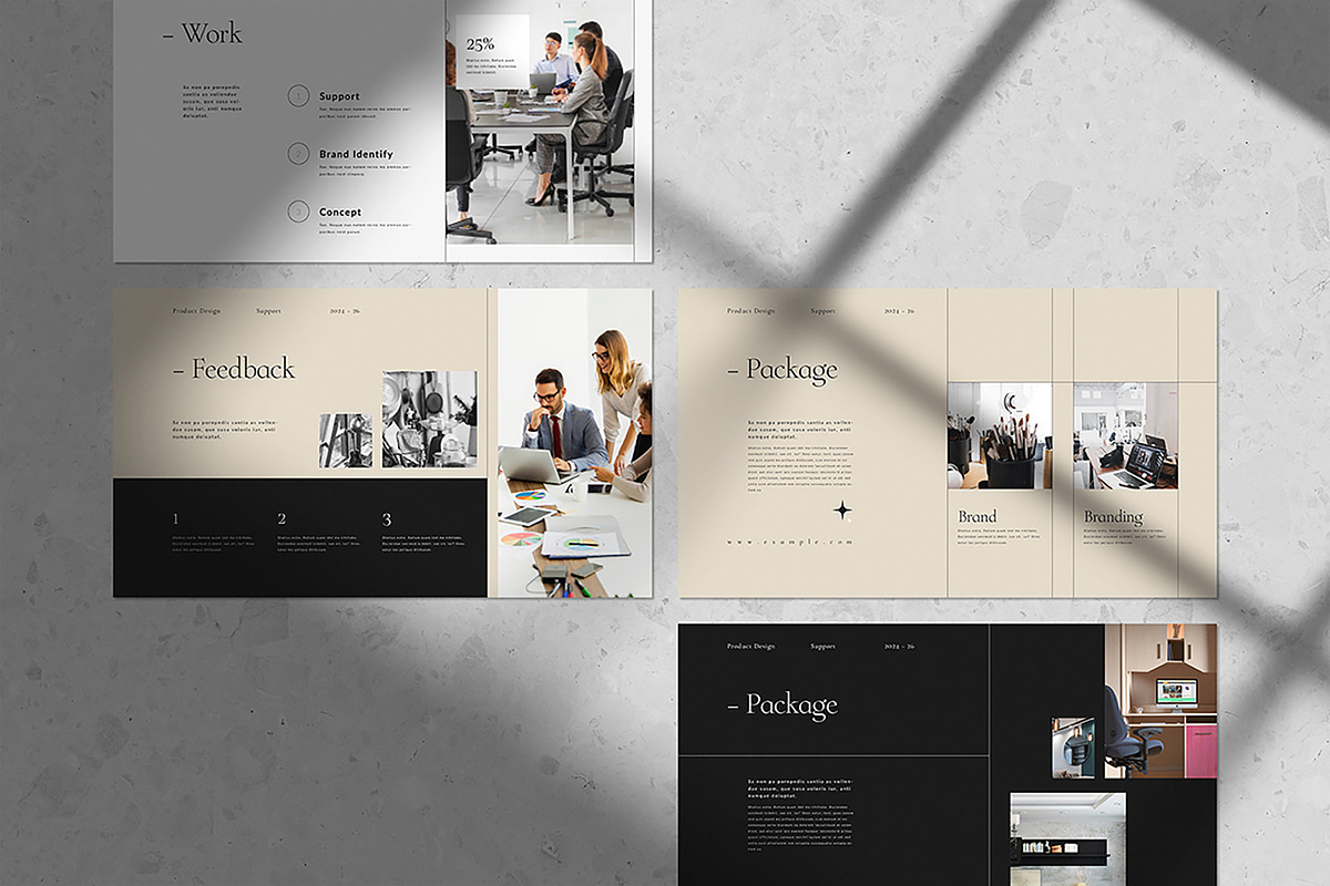 Services Guide Keynote Template, a Presentation Template by White Graphic (Photo 5 of 7)