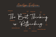 Rethinker - Stylish Signature, a Script Font by Dumadistyle (Thumbnail 5 of 9)
