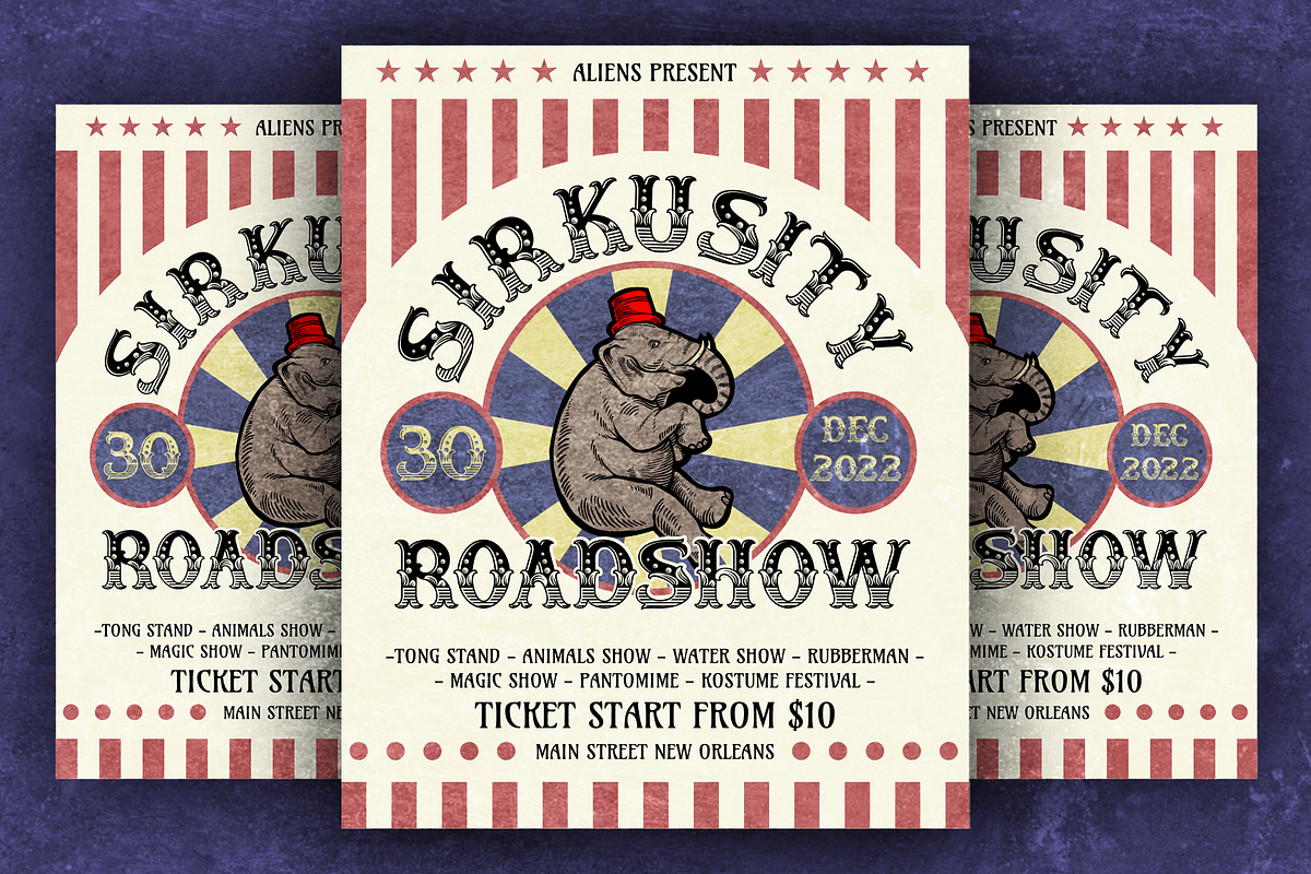 Sirkusity for Poster Design & Events, a Font by ilhamtaro (Photo 3 of 10)
