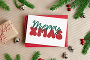 Retro Santa is a retro groovy font, a Script Font by Brown Cupple (Thumbnail 5 of 9)