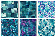 Teal Indigo Abstract Digital Papers, a Texture Graphic by Dream Creation (Thumbnail 2 of 4)