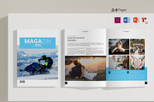 Magazine Word Template