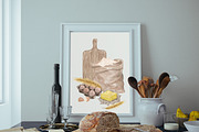 Baking Watercolor Set, a Food Illustration by BarvArt (Thumbnail 2 of 16)