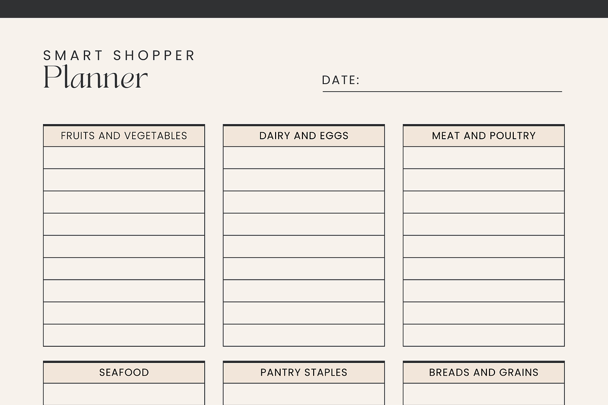 Smart Shopper Planner