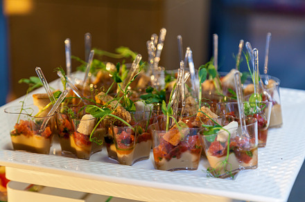 cold appetizers of meat and cheese for a party, a Food & Drink Photo by Photostock